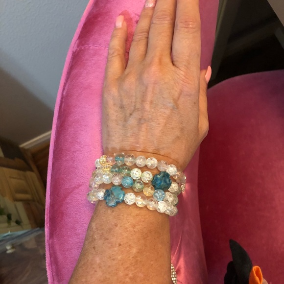 Crystal bead bracelet - Picture 5 of 6